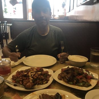 Sichuan Garden - Dad. With gong bao ji ding (Kung pao chicken) and di san xian (potato, eggplant and peppers stir fry) - Szechuan Near Me - Round Rock, Texas Sichuan Garden - Dad. With gong bao ji ding (Kung pao chicken) and di san xian (potato, eggplant and peppers stir fry) - Szechuan Near Me - Round Rock, Texas