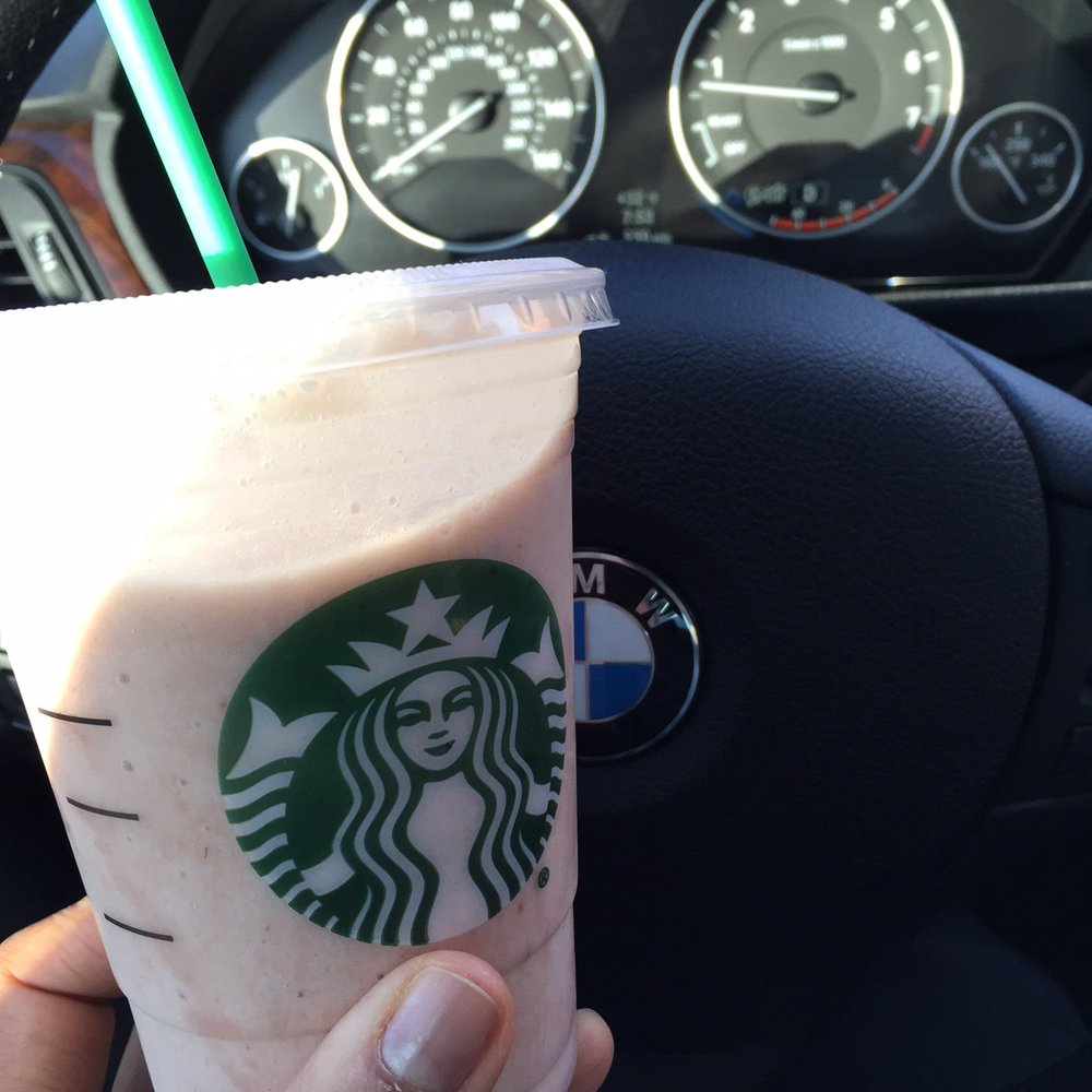 Starbucks - Strawberry Banana smoothie with an extra scoop of protein!!! This made my morning!!! - Coffee & Tea Near Me - Morgantown, West Virginia Starbucks - Strawberry Banana smoothie with an extra scoop of protein!!! This made my morning!!! - Coffee & Tea Near Me - Morgantown, West Virginia