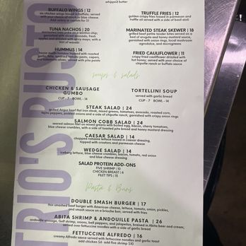 Trio’s Ruston - Starter, soup and salad, and pasta menu - Steakhouses Near Me - Ruston, Louisiana