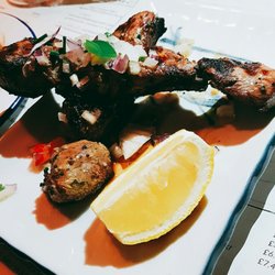 Halloumi - Chicken skewers