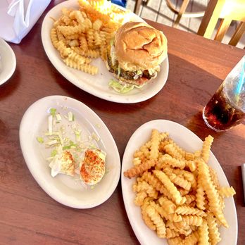 Coconuts - French fries, deviled eggs, and the backyard burger - Seafood Near Me - Fort Lauderdale, Florida