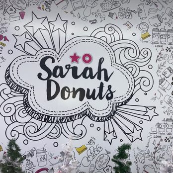 Sarah Donuts - Sign on wall - Donuts Near Me - Roswell, Georgia