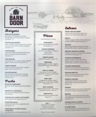 Menu photo 8 Barn Door Restaurant Ridgefield, CT Menu photo 8 Barn Door Restaurant Ridgefield, CT