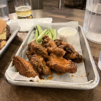 Wolf and Warrior Brewing - Blazin' Wings 6 - IPA infused Buffalo sauce - Breweries Near Me - White Plains, New York Wolf and Warrior Brewing - Blazin' Wings 6 - IPA infused Buffalo sauce - Breweries Near Me - White Plains, New York