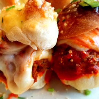 Mangiamo - Meatball sliders. $ 7. Hubby enjoyed. - Italian Near Me - Ronkonkoma, New York Mangiamo - Meatball sliders. $ 7. Hubby enjoyed. - Italian Near Me - Ronkonkoma, New York