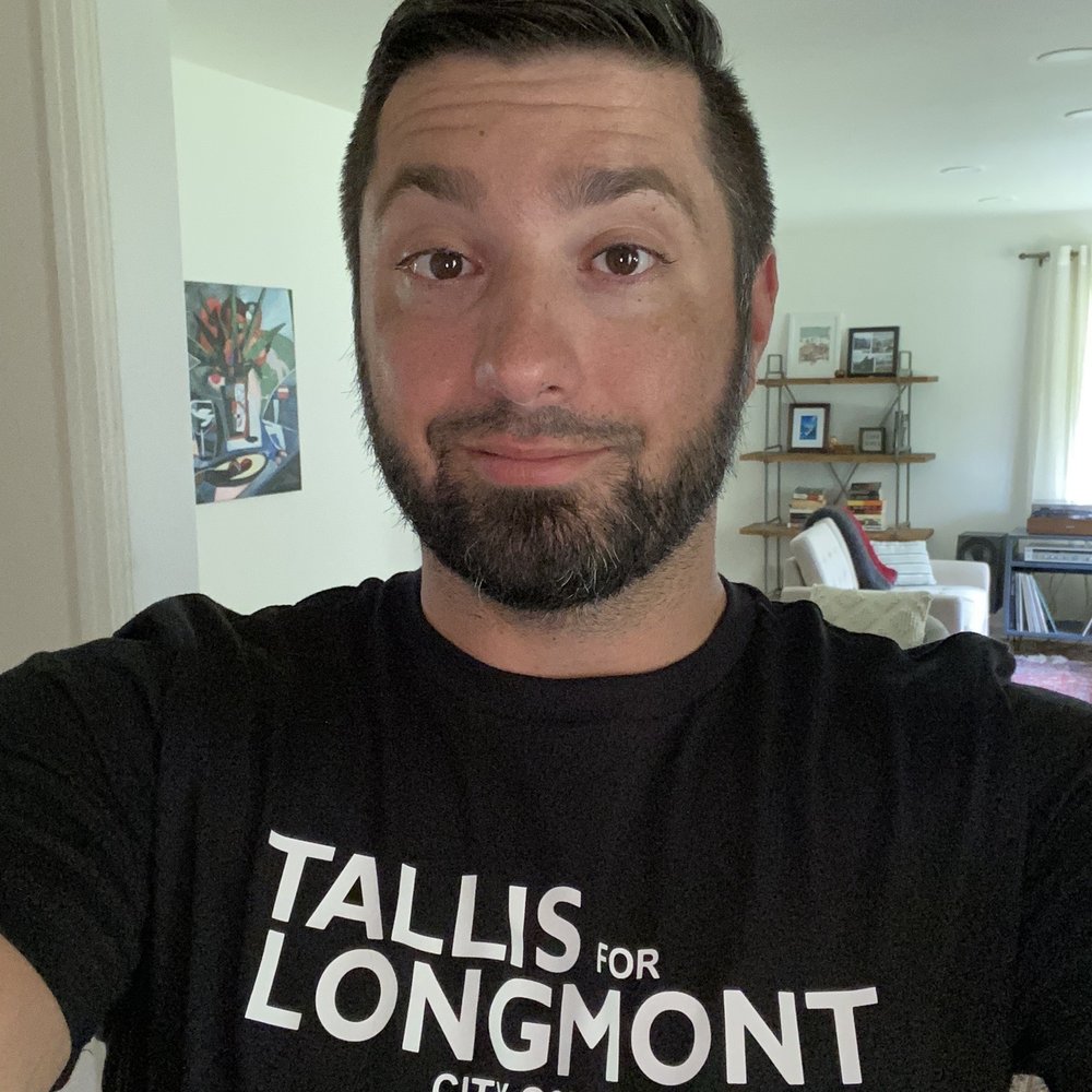 Atomic Prints - Tallis for City Council candidacy shirts - Screen Printing/T-Shirt Printing Near Me - Longmont, Colorado Atomic Prints - Tallis for City Council candidacy shirts - Screen Printing/T-Shirt Printing Near Me - Longmont, Colorado
