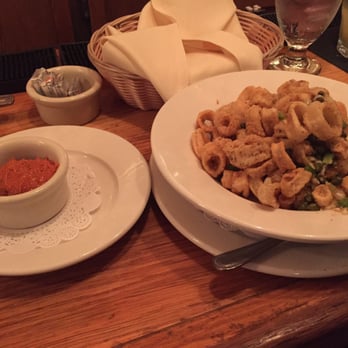 Cafe Soriah - Calamari with bravo sauce - Mediterranean Near Me - Eugene, Oregon