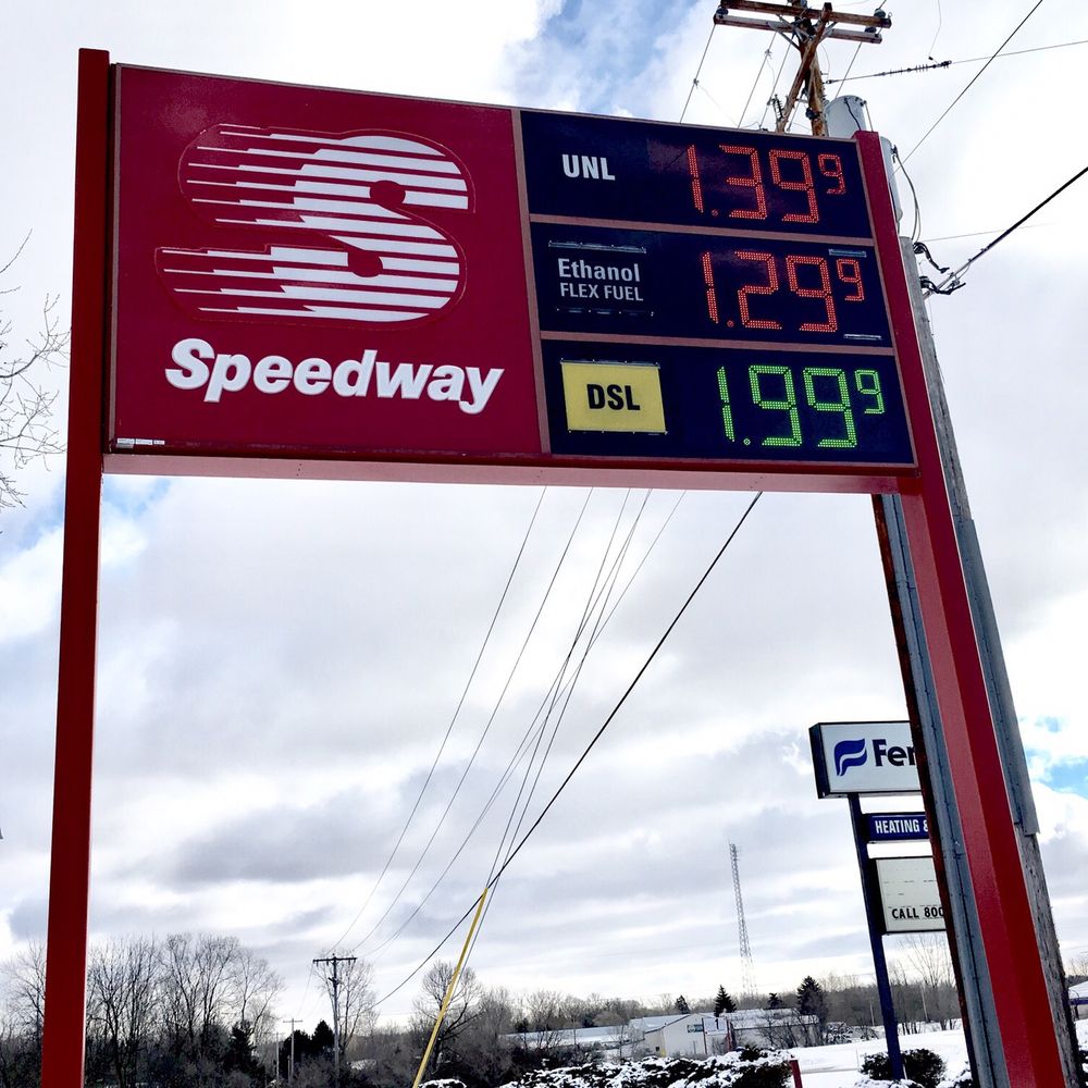Speedway - Every fuel is below $2/gallon! (including midgrade and premium gasoline too). Photo from February 11, 2016. - Gas Stations Near Me - Bath, Michigan