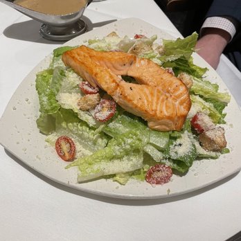 Vincenzo's - Lunch Caesar Salad with salmon - Italian Near Me - Louisville, Kentucky Vincenzo's - Lunch Caesar Salad with salmon - Italian Near Me - Louisville, Kentucky