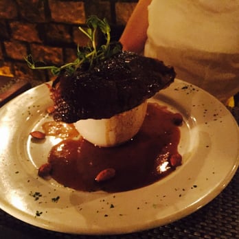 Casa Banana - The "Chef's Whims" duck in an orange-rasberry glaze with cauliflower underneath - Argentine Near Me - Tulum, ROO
