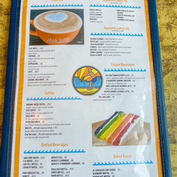 Java Surf Cafe & Espresso Bar - Menu (January 2023) - Breakfast & Brunch Near Me - Virginia Beach, Virginia Java Surf Cafe & Espresso Bar - Menu (January 2023) - Breakfast & Brunch Near Me - Virginia Beach, Virginia