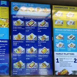 Moby Dick House of Kabob - Menu