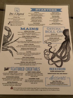Menu photo 7 Raw & Refined Baltimore, MD