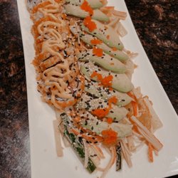 Osaka - Fisherman roll and avocado crab salad.