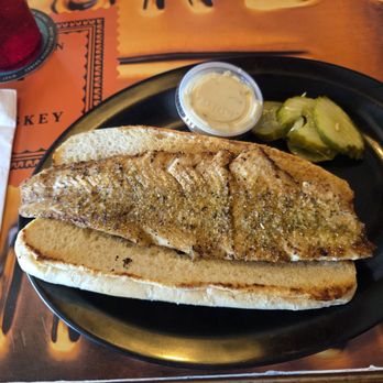 Badger Tavern - Grilled Walleye sandwich - Sports Bars Near Me - Madison, Wisconsin