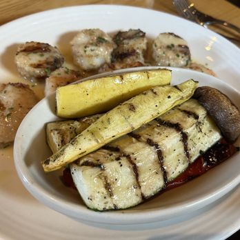 Carrabba's Italian Grill - Shrimp and scallop spiedino with grilled vegetables - Italian Near Me - Williamsburg, Virginia Carrabba's Italian Grill - Shrimp and scallop spiedino with grilled vegetables - Italian Near Me - Williamsburg, Virginia