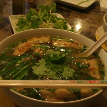 Cafe Bích Nga - Vietnamese Udon with Fish Cakes (Bánh Canh Cha Ca) - Vietnamese Near Me - Pinellas Park, Florida