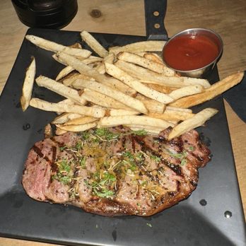 The Whiskey House - New York strip + fries - Whiskey Bars Near Me - San Diego, California The Whiskey House - New York strip + fries - Whiskey Bars Near Me - San Diego, California