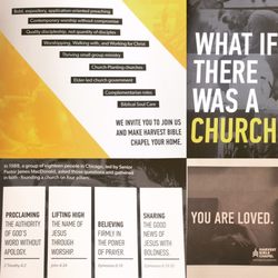 Fairfax Bible Church - Handout telling you more about the church.