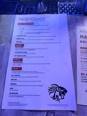 Menu photo 1 Nottingham's Tavern Columbia, MD Menu photo 1 Nottingham's Tavern Columbia, MD