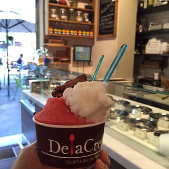 DelaCrem - The ice cream here are all made from real fruits. Love every flavor I ordered as well as the affogato. - Ice Cream & Frozen Yogurt Near Me - Barcelona, B DelaCrem - The ice cream here are all made from real fruits. Love every flavor I ordered as well as the affogato. - Ice Cream & Frozen Yogurt Near Me - Barcelona, B