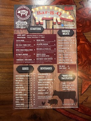 Menu photo 1 Rocky Mount Smokehouse BBQ Rocky Mount, VA
