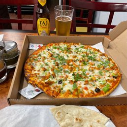 Naan Tikka Masala Pizza