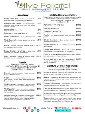 Menu photo 7 Olive Falafel Middletown, NY Menu photo 7 Olive Falafel Middletown, NY