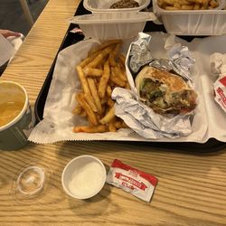Cairo's Kitchen - Beef Shawarma Wrap, Lentil Soup, Egyptian Falafel Appetizer