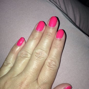 Nails Unlimited - Hot pink with opal shimmer on top. Gel Nails by Brenda. - Nail Salons Near Me - Carmichael, California Nails Unlimited - Hot pink with opal shimmer on top. Gel Nails by Brenda. - Nail Salons Near Me - Carmichael, California