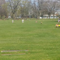 Elan Memorial Park - Manicured lawns