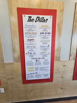 Menu photo 1 Dillas Quesadillas Frisco, TX Menu photo 1 Dillas Quesadillas Frisco, TX