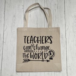 OC Shirt Shop - Teacher appreciation gifts -- custom tote bags
