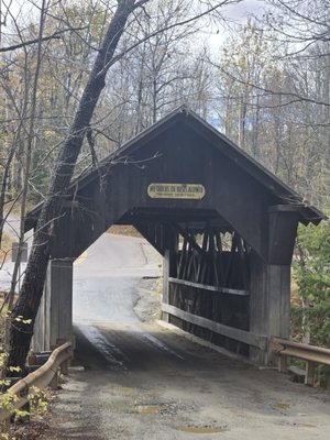 Historic Gold Brook Covered Bridge by null