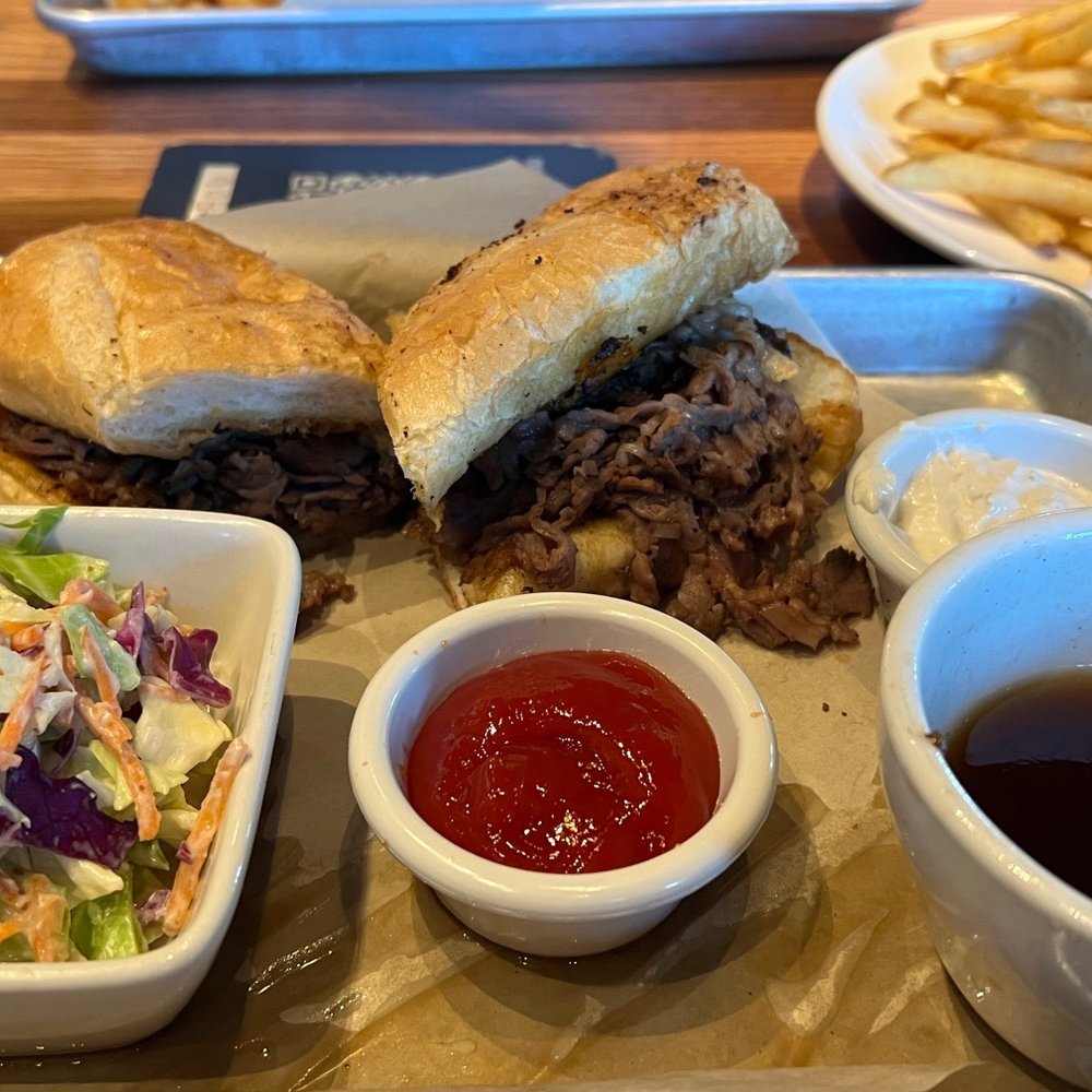 BJ's Restaurant & Brewhouse - Classic Prime Rib Dip* - Breweries Near Me - Lansing, Michigan BJ's Restaurant & Brewhouse - Classic Prime Rib Dip* - Breweries Near Me - Lansing, Michigan