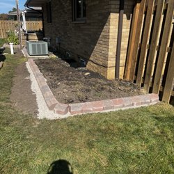 Cerritos Seasonal Services - Finished stone edge flower beds