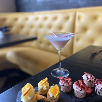 Deviled Egg Co - a variety of desserts on a slate platter - Coffee & Tea Near Me - Omaha, Nebraska Deviled Egg Co - a variety of desserts on a slate platter - Coffee & Tea Near Me - Omaha, Nebraska