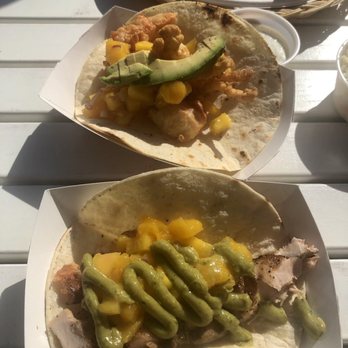 Hulls Kitchen - Salmon taco, lobster taco - Seafood Near Me - Hull, Massachusetts