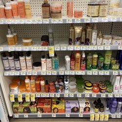 Walgreens - THIS is their ethnic hair care section.