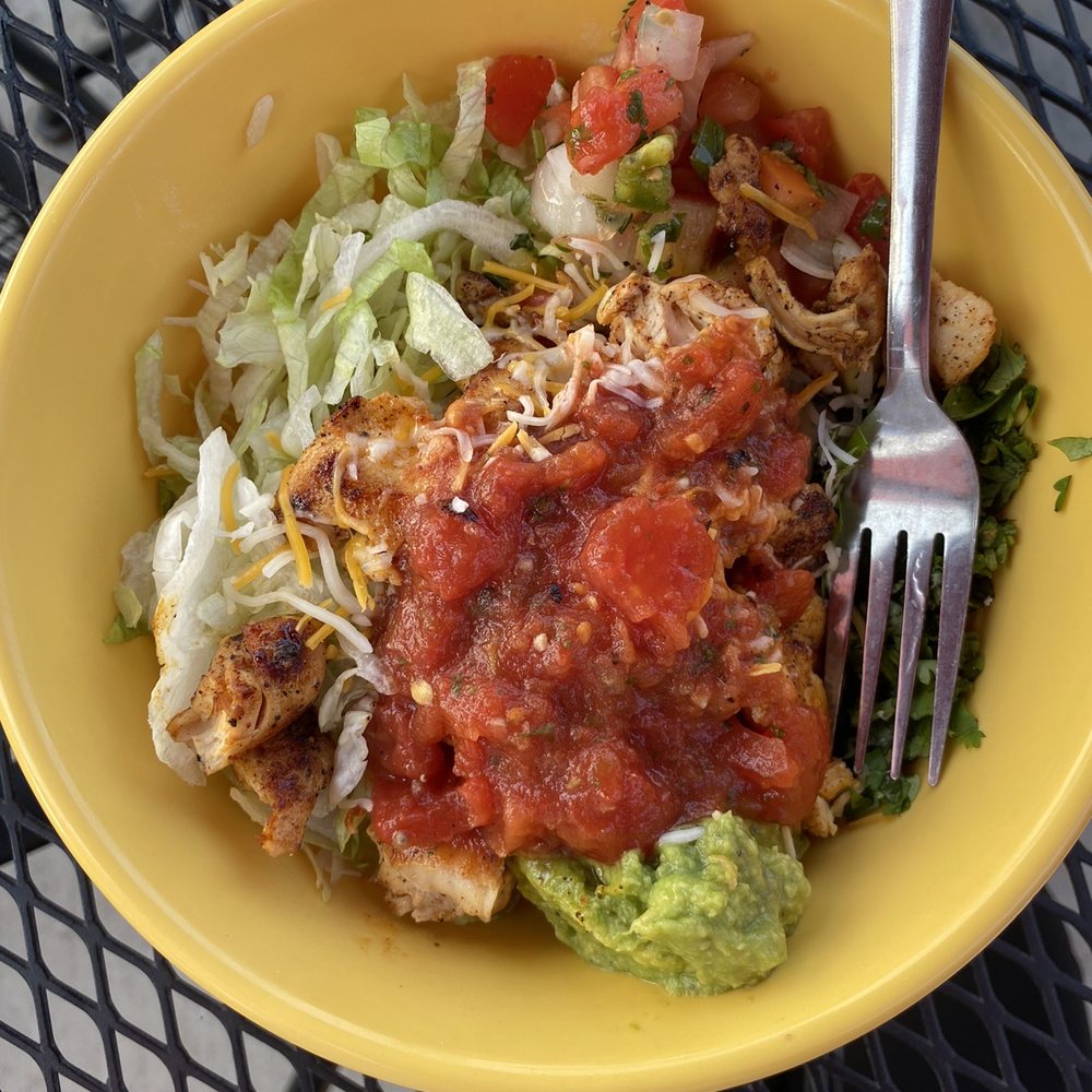 Chicken fajita Fajita Chicken Burrito Bowl W/o beans Chicken fajita Fajita Chicken Burrito Bowl W/o beans