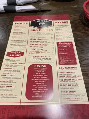 Menu photo 1 2 Jerks BBQ Raynham, MA