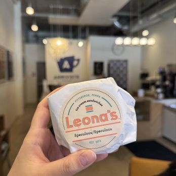 Arriviste Coffee Roasters - Leona's ice cream sandwich - Coffee & Tea Near Me - Pittsburgh, Pennsylvania