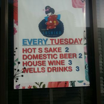Sushiko - Tuesday specials - Sushi Bars Near Me - Bossier City, Louisiana
