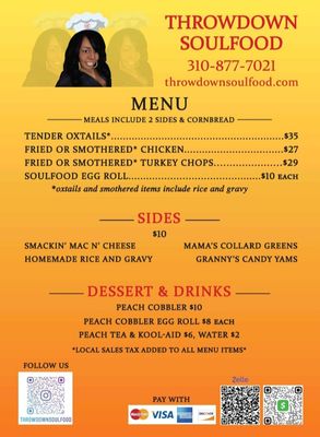 Menu photo 1 Throwdown Soulfood Long Beach , CA Menu photo 1 Throwdown Soulfood Long Beach , CA