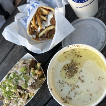 Nick The Greek - Lamb and beef Nicks Fries, Beef/Lamb Gyro Pita, chicken Soup - Greek Near Me - Santa Monica, California Nick The Greek - Lamb and beef Nicks Fries, Beef/Lamb Gyro Pita, chicken Soup - Greek Near Me - Santa Monica, California