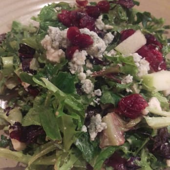 The Copper Grouse - Fall chop salad with baby greens, cranberry, apple, blue cheese & walnut dressing - New American Near Me - Manchester, Vermont