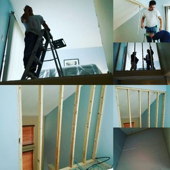 A Plus Decorating - We converted a loft to a bedroom/office.  We did the framing, drywall, taping and painting. - Flooring Near Me - Arlington Heights, Illinois