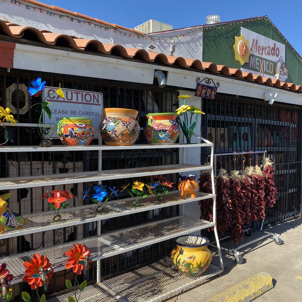 Mercado Mexico - Entrance to the shop - Gift Shops Near Me - Guadalupe, Arizona Mercado Mexico - Entrance to the shop - Gift Shops Near Me - Guadalupe, Arizona
