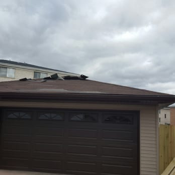 All Garage Services - Our roof currently. 3 months after it was newly constructed. They keep ignoring our phone calls to come fix. - Garage Door Services Near Me