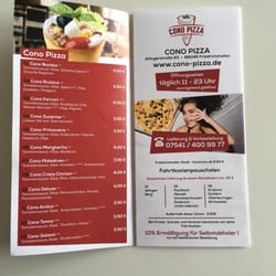 Cono Pizza - Lieferkosten